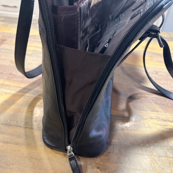 DANIER black leather tote - Picture 10 of 11